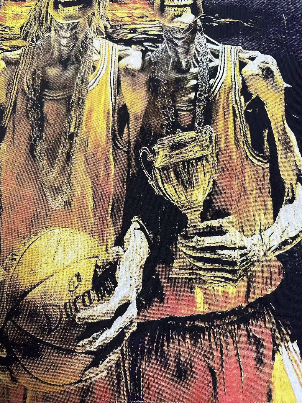 Godspeed Fortis Fortuna Adiuvat Graphic T-Shirt — detail