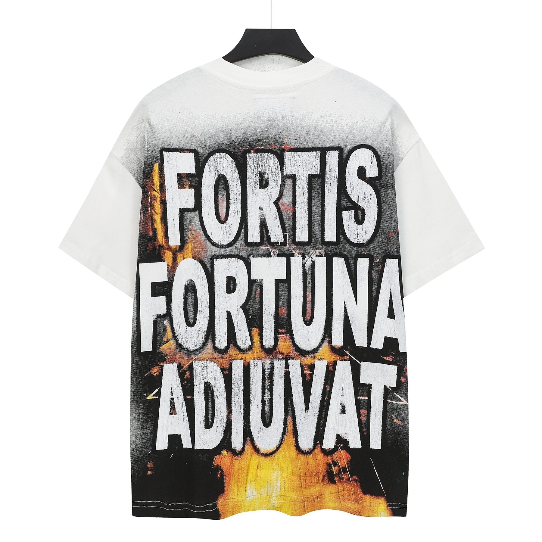 Godspeed Fortis Fortuna Adiuvat Graphic T-Shirt — back