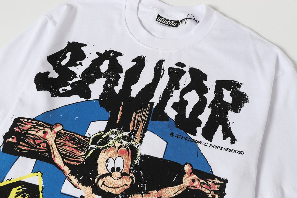 Hellstar Savior Graphic Short-Sleeve T-Shirt — detail