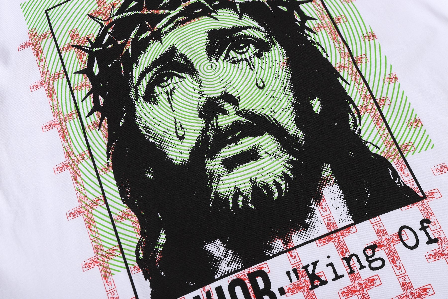 Hellstar Savior King of Kings Graphic T-Shirt — detail