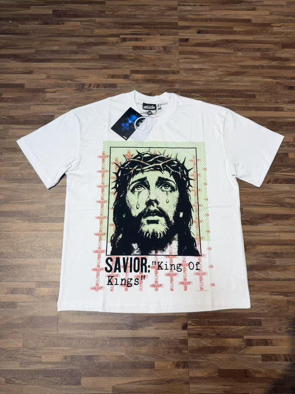 Hellstar Savior King of Kings Graphic T-Shirt — front