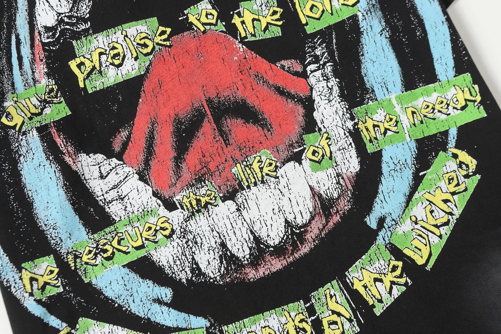 Hellstar Front-and-Back Graphic T-Shirt — detail