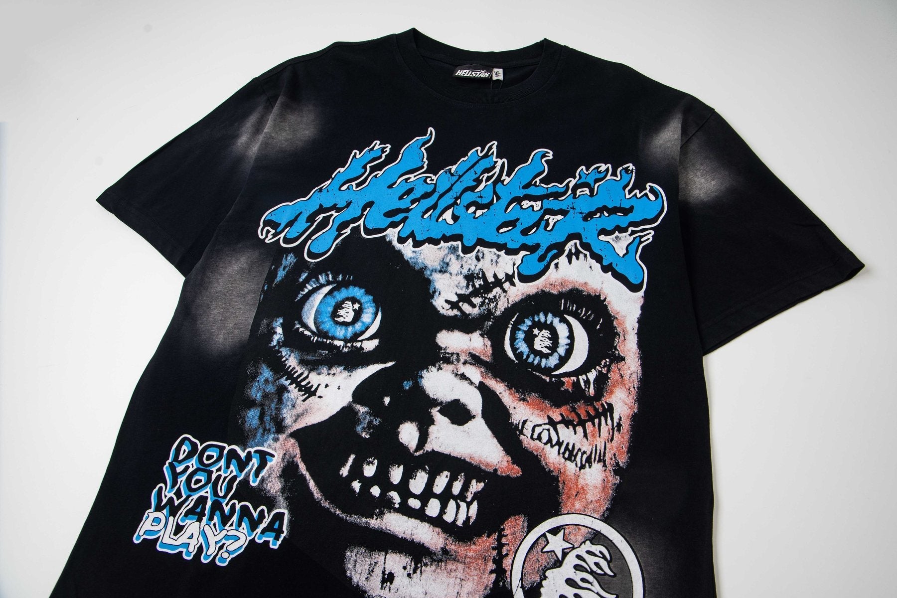 Hellstar Skull & Barbed Wire Graphic T-Shirt — detail