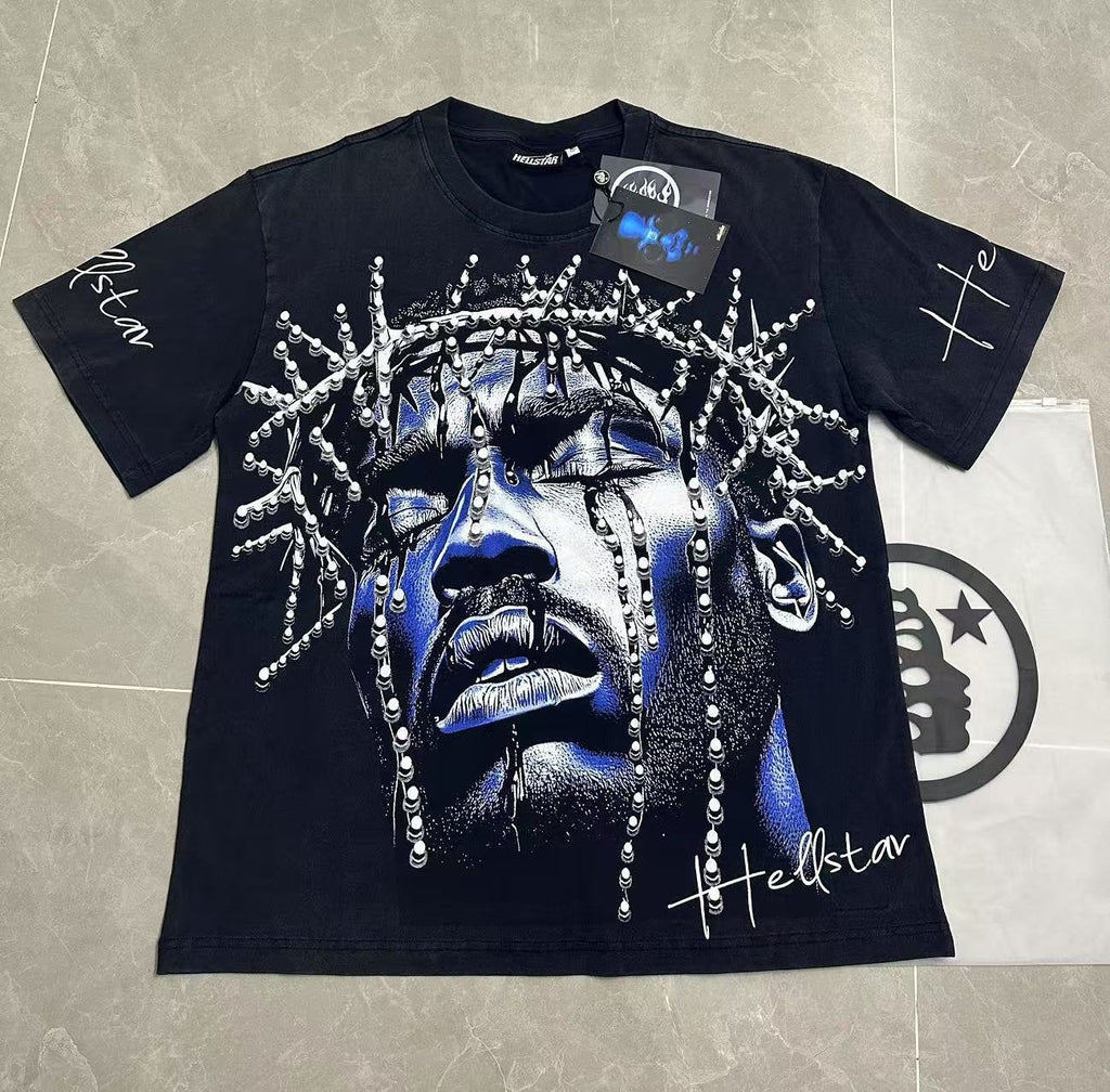 Hellstar Path to Paradise Angel Graphic T-Shirt — front