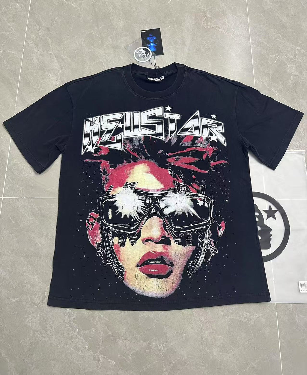 Hellstar Summer Tour Portrait Graphic Short-Sleeve T-Shirt — front