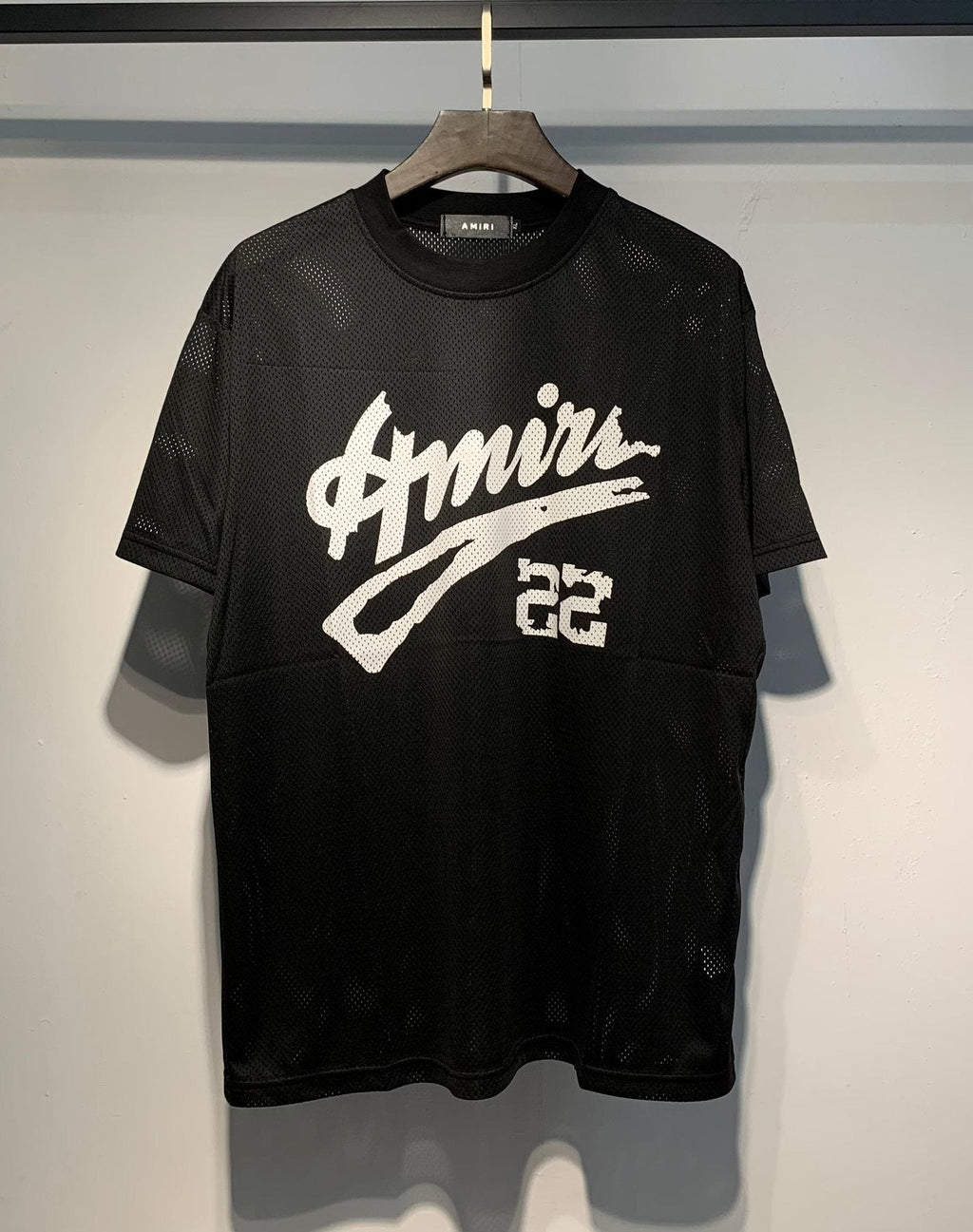 AMIRI 22 Mesh T-Shirt & Shorts Set — front