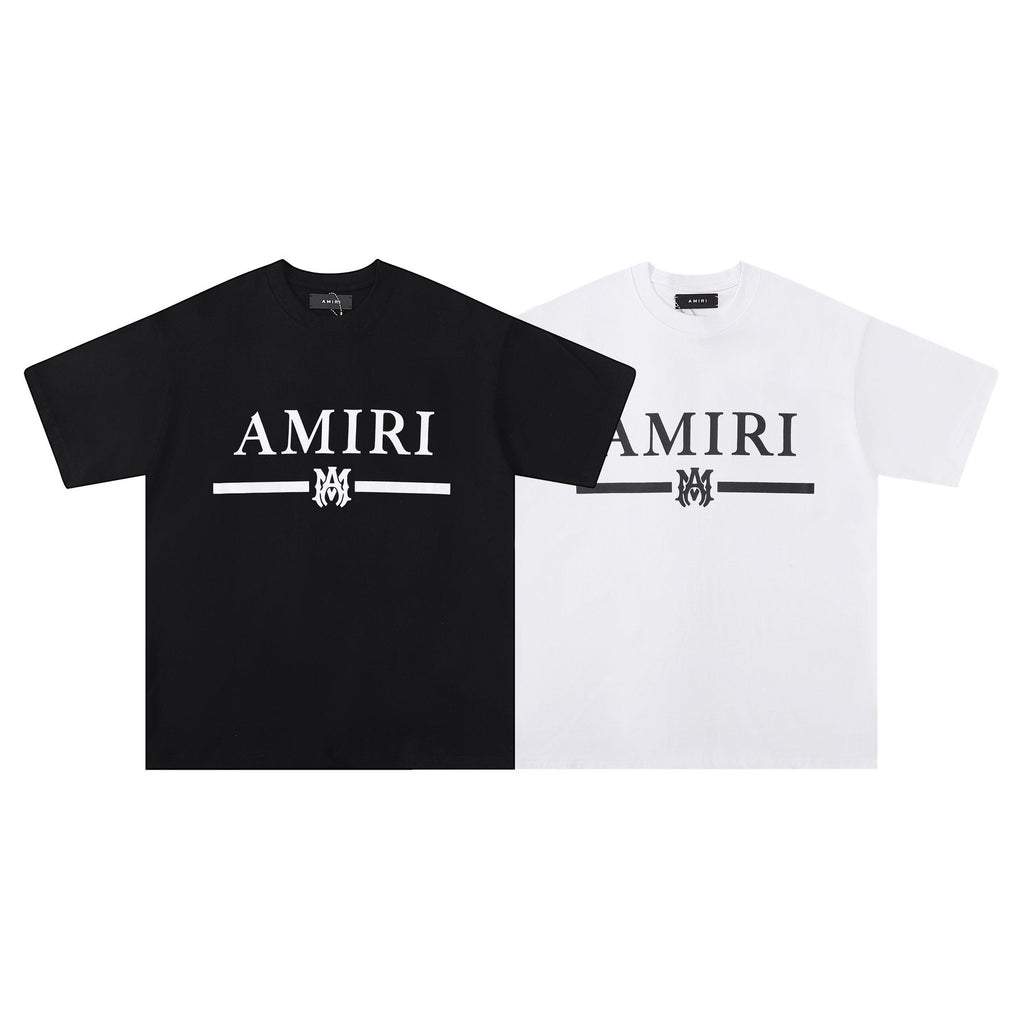 AMIRI Bar Motif Graphic Short-Sleeve T-Shirt — comparison