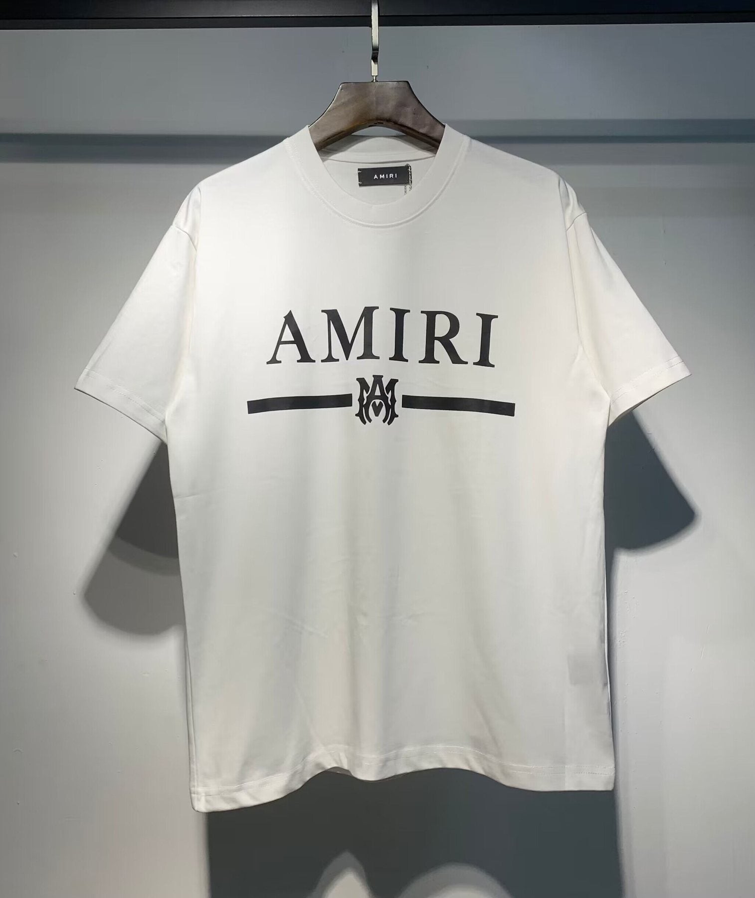 AMIRI Bar Motif Graphic Short-Sleeve T-Shirt — front