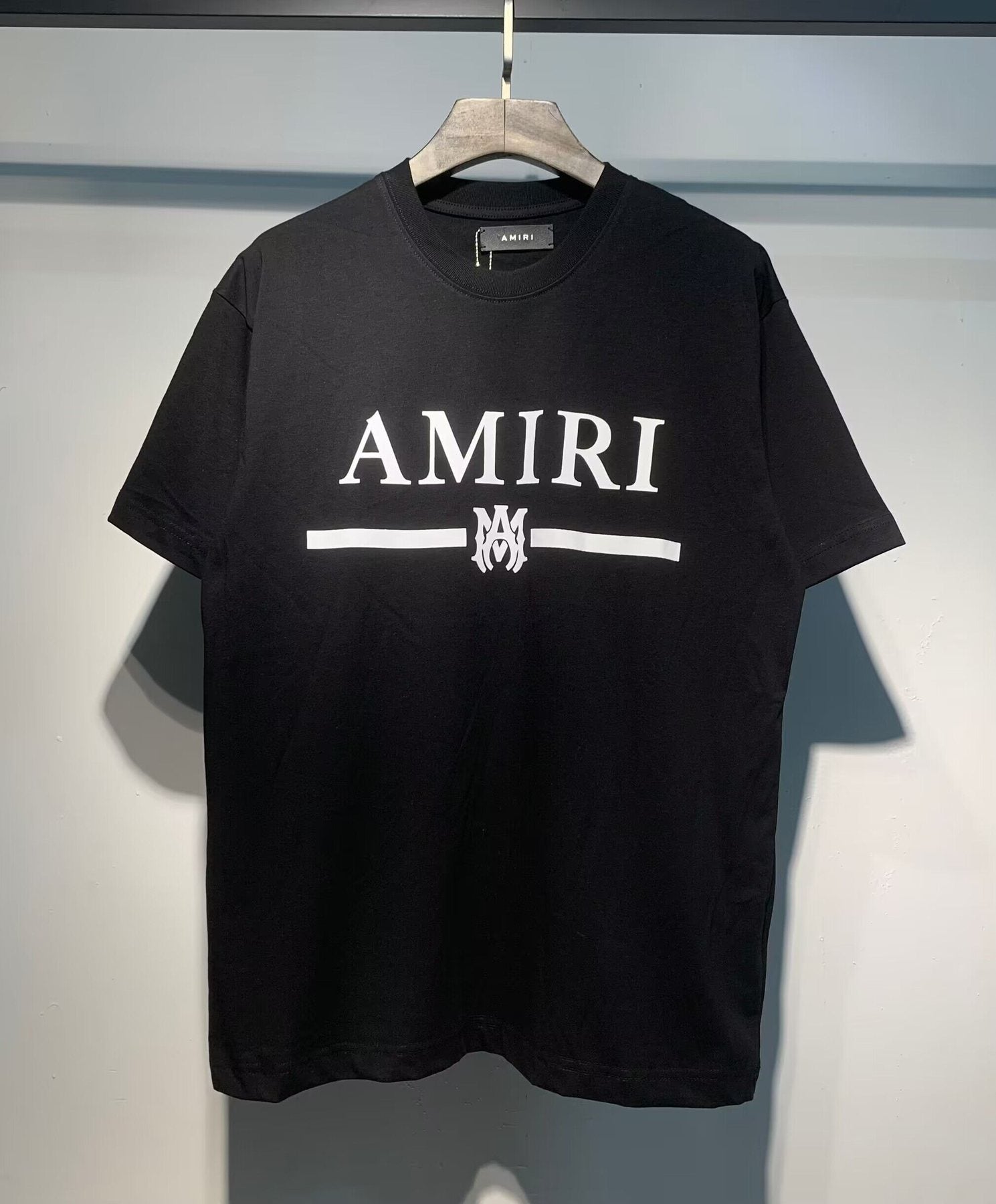 AMIRI Bar Motif Graphic Short-Sleeve T-Shirt — front