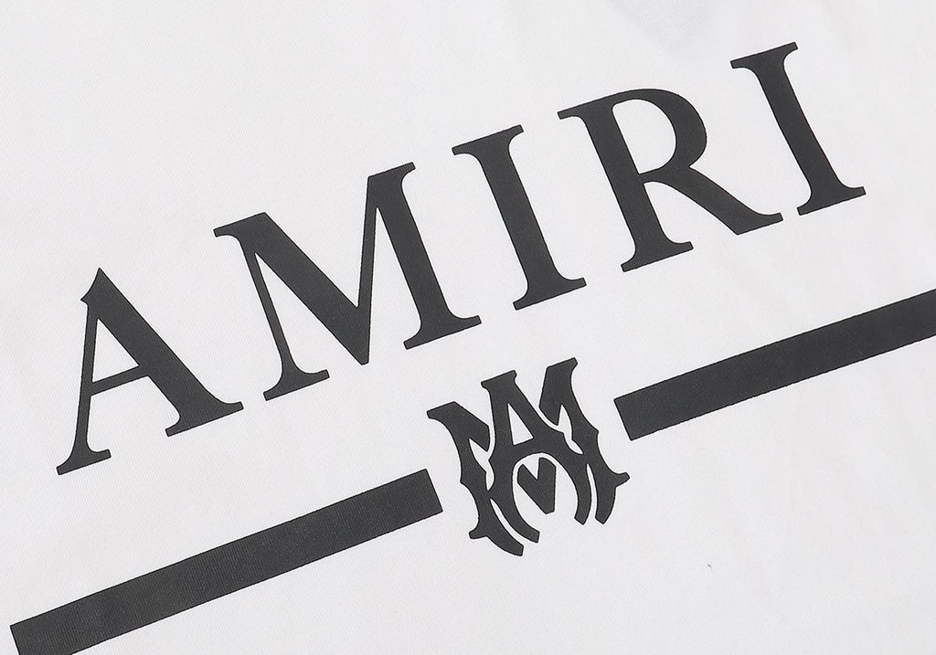 AMIRI Bar Motif Graphic Short-Sleeve T-Shirt — detail