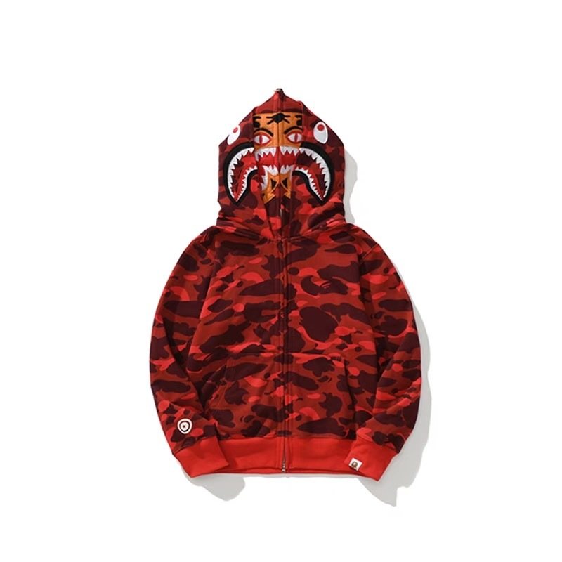 BAPE Shark Camo Full-Zip Hoodie — hero
