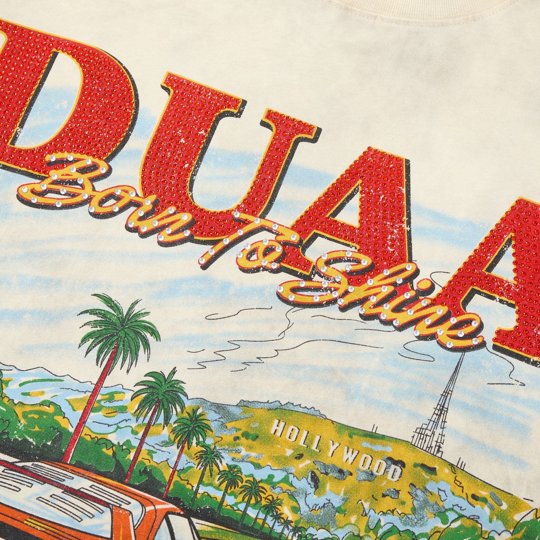 DUAA Hollywood Car Graphic Short-Sleeve T-Shirt — detail