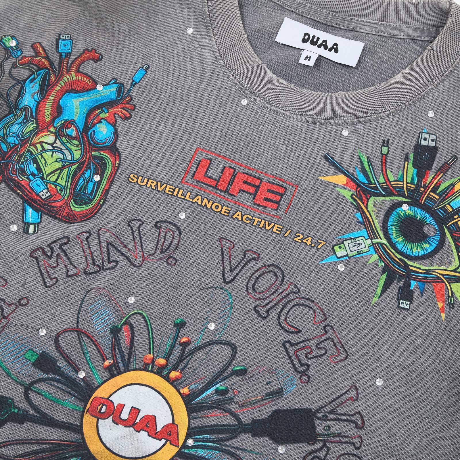 DUAA New Age Graphic T-Shirt — detail