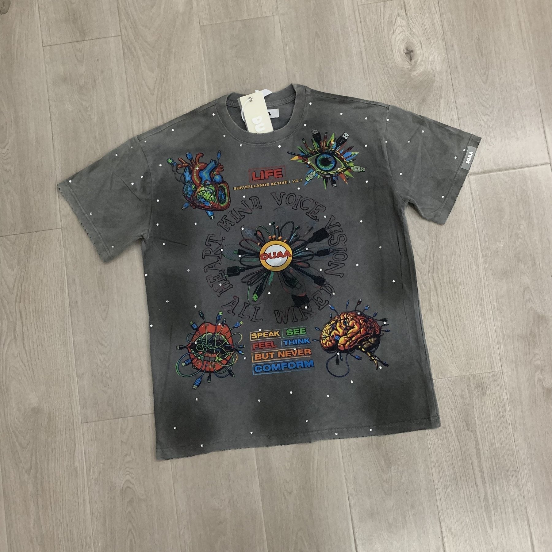 DUAA New Age Graphic T-Shirt — front