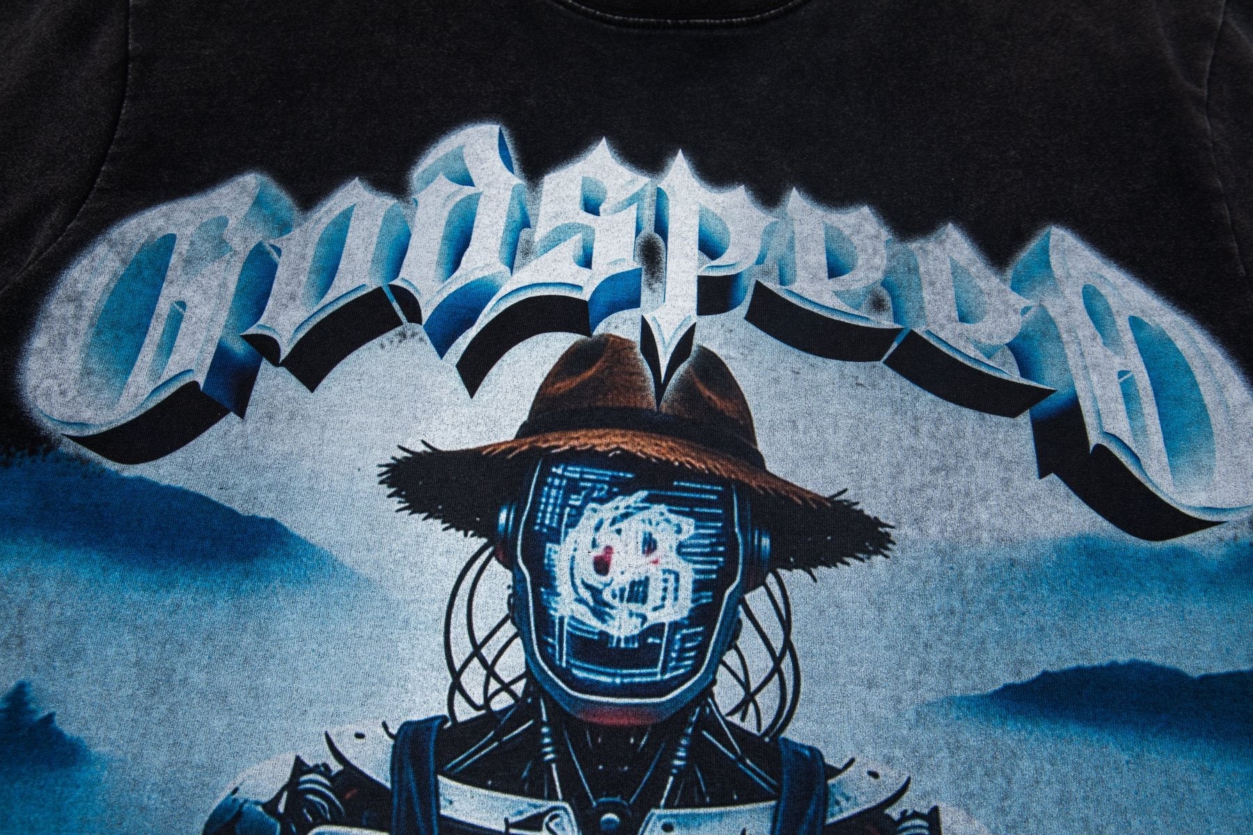 Godspeed Cyber Cowboy Graphic T-Shirt — detail