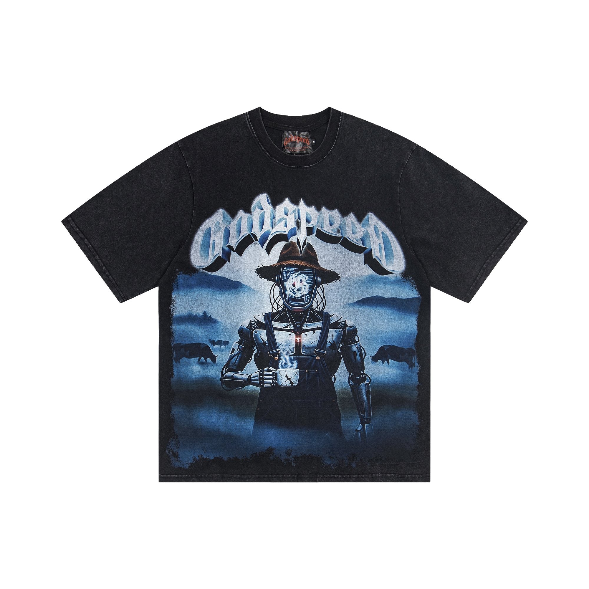 Godspeed Cyber Cowboy Graphic T-Shirt — hero