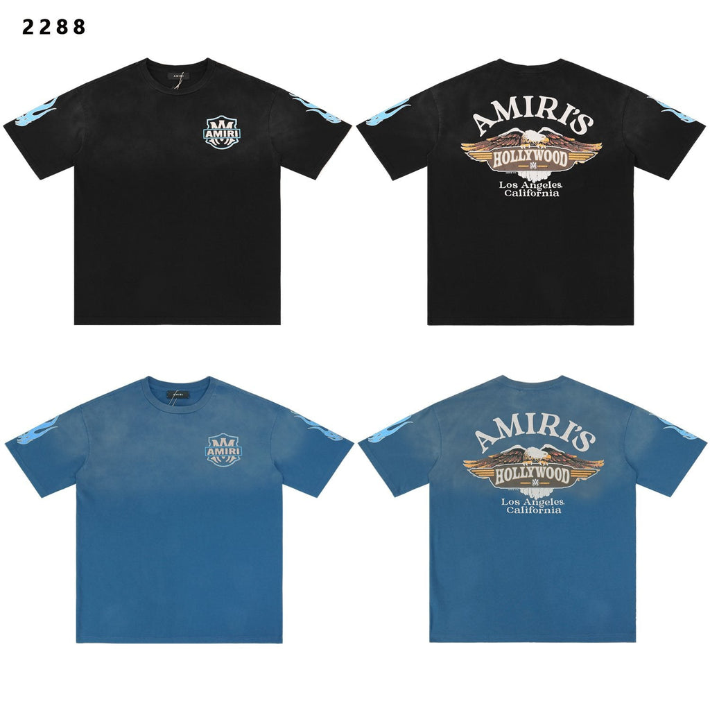 AMIRI Eagle Flame Graphic T-Shirt — comparison