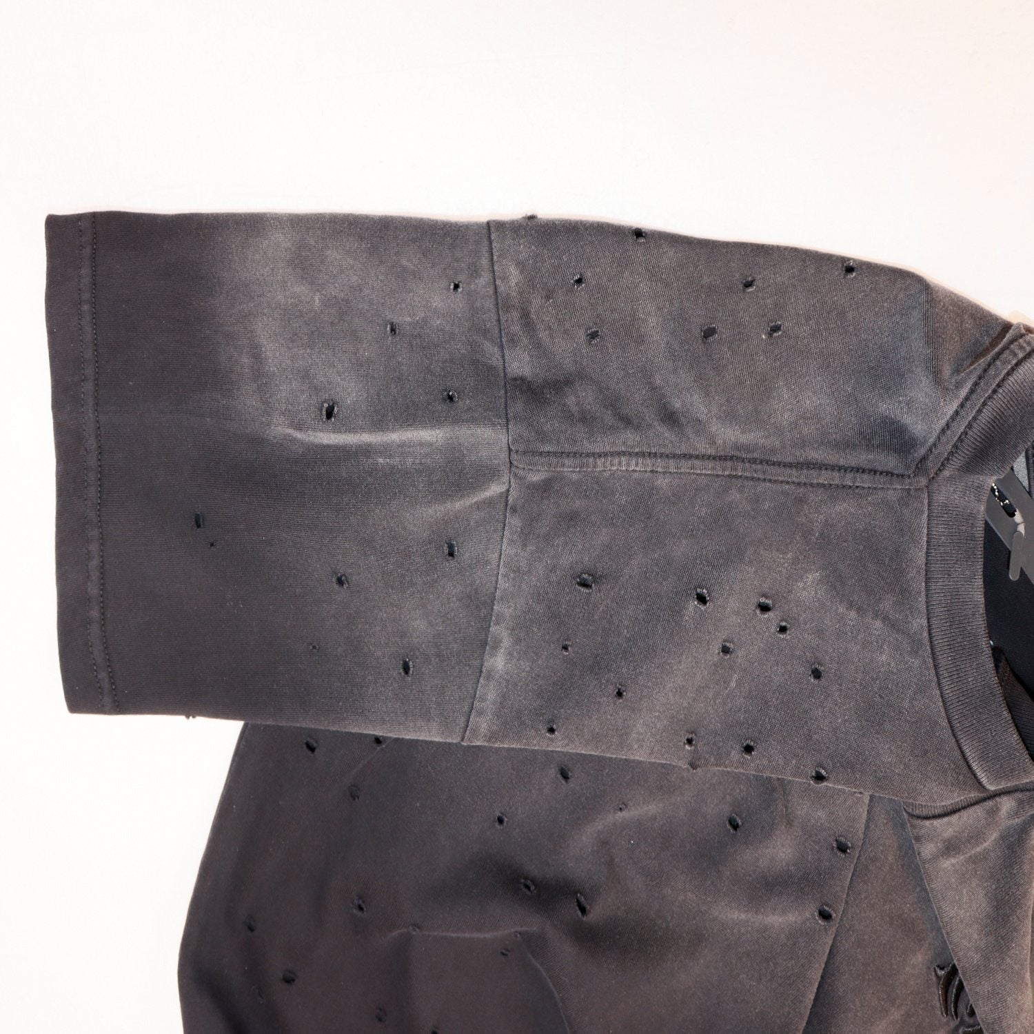 AMIRI Distressed Washed Short-Sleeve T-Shirt — detail