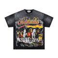 MAJESTIK Rhinestone Distressed Graphic T-Shirt — hero