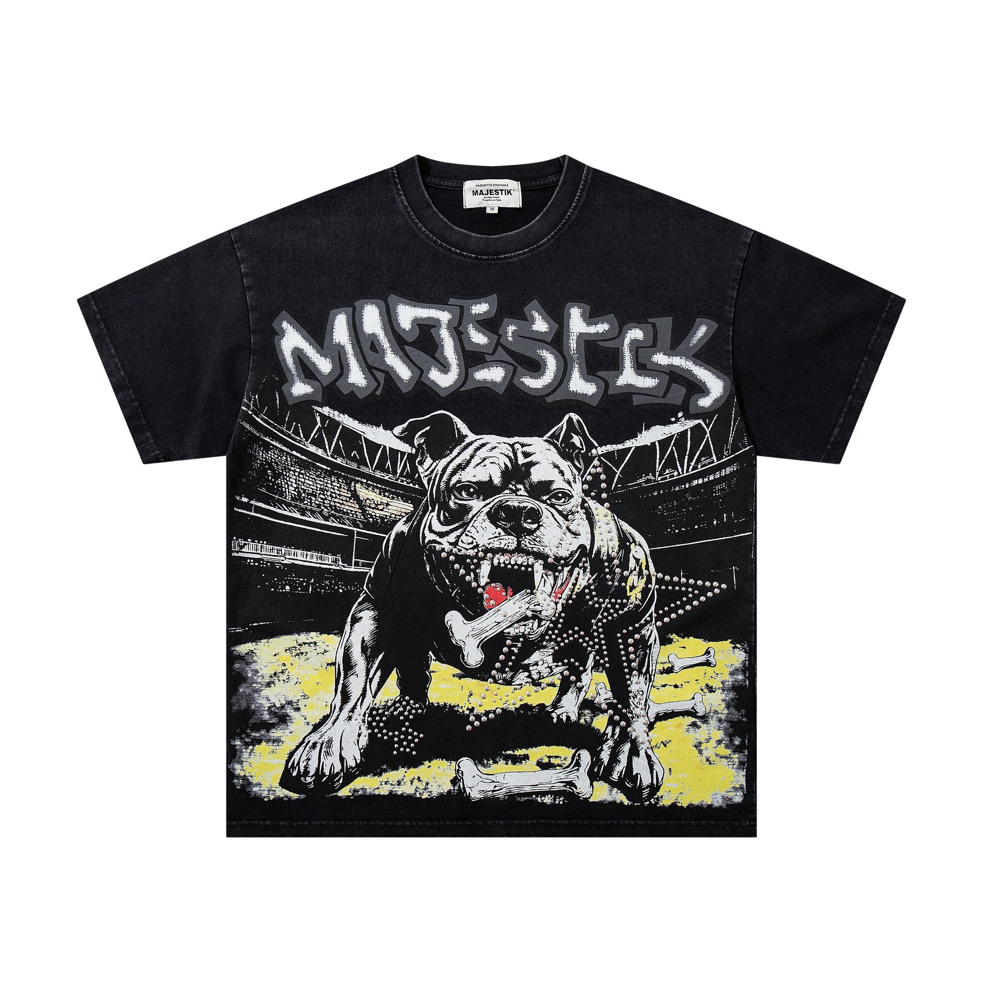 MAJESTIK Bulldog Graphic Short-Sleeve T-Shirt — hero