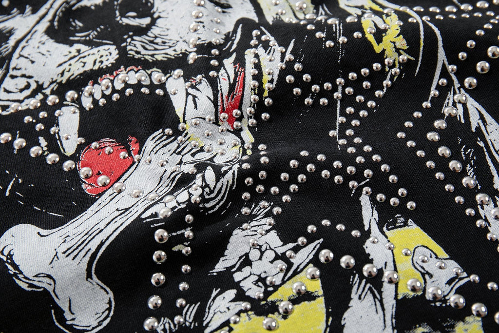 MAJESTIK Bulldog Graphic Short-Sleeve T-Shirt — detail
