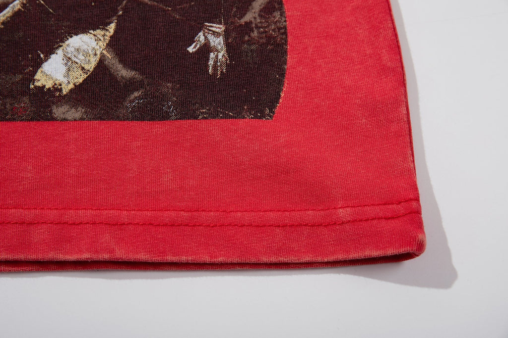 MAJESTIK Football Bear Graphic Short-Sleeve T-Shirt — detail