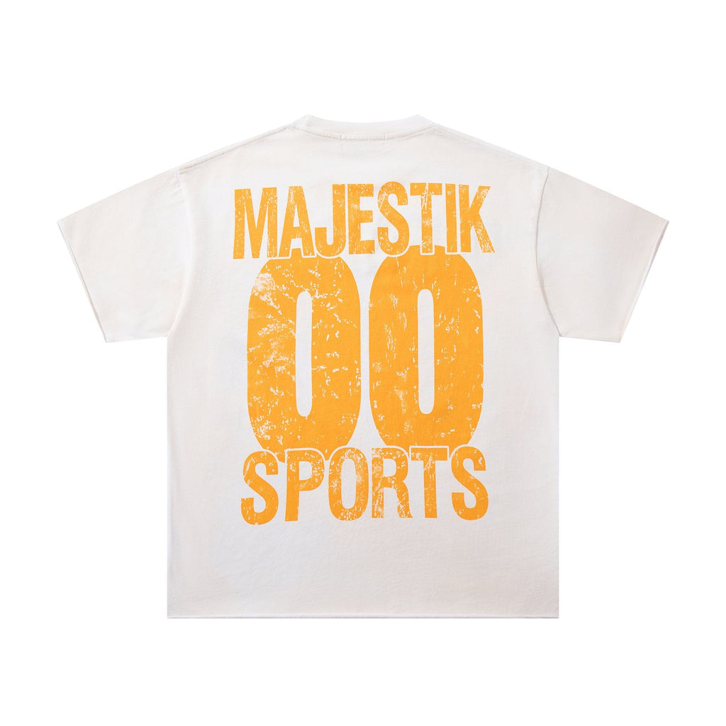 MAJESTIK Bulldog Football Graphic Short-Sleeve T-Shirt - White — back