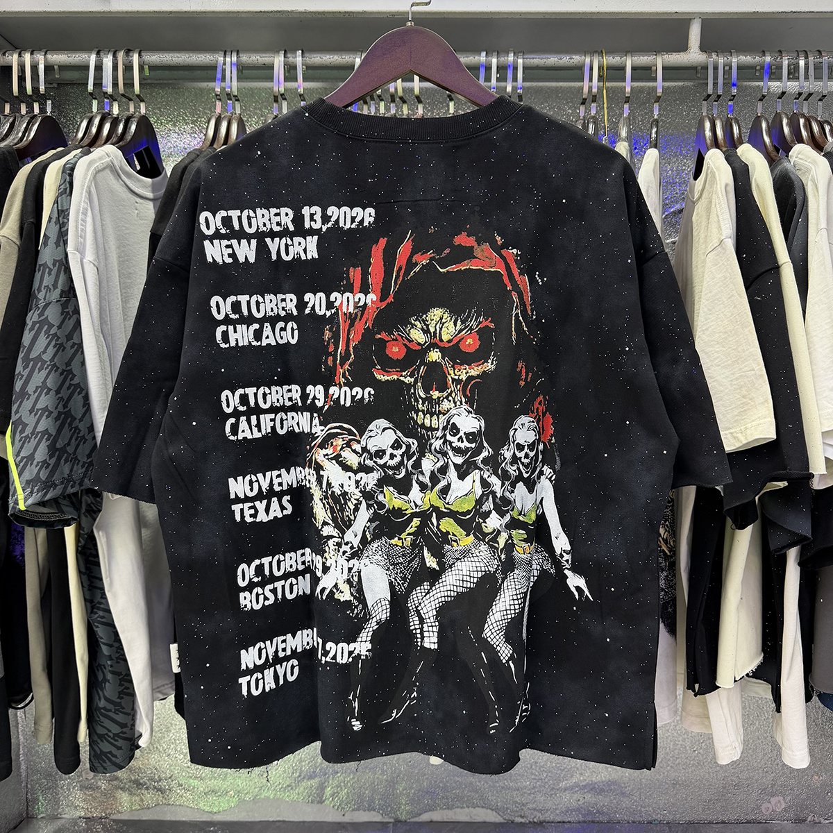BKYS Revival Hellfest Speckle Graphic T-Shirt — context