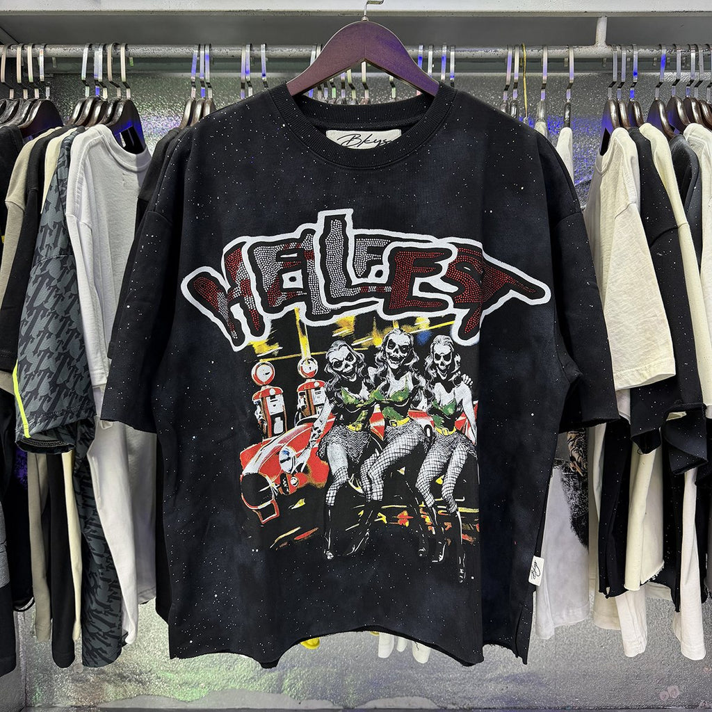 BKYS Revival Hellfest Speckle Graphic T-Shirt — context