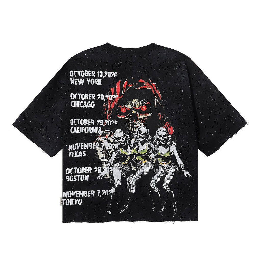BKYS Revival Hellfest Speckle Graphic T-Shirt — back