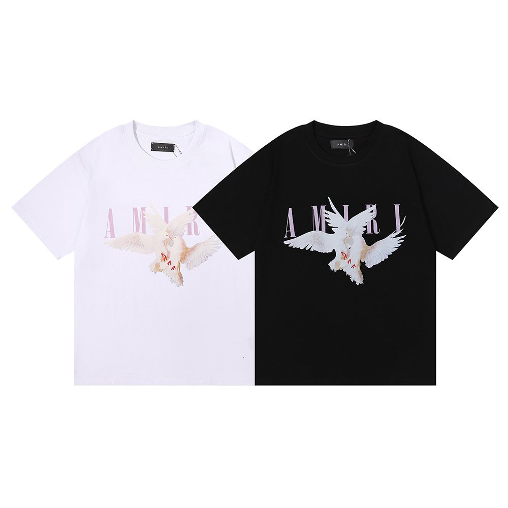 AMIRI Dove Graphic Short-Sleeve T-Shirt — comparison