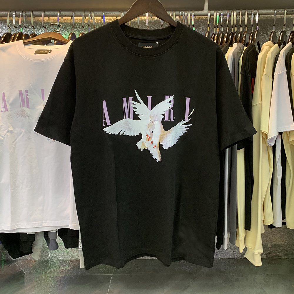 AMIRI Dove Graphic Short-Sleeve T-Shirt — context