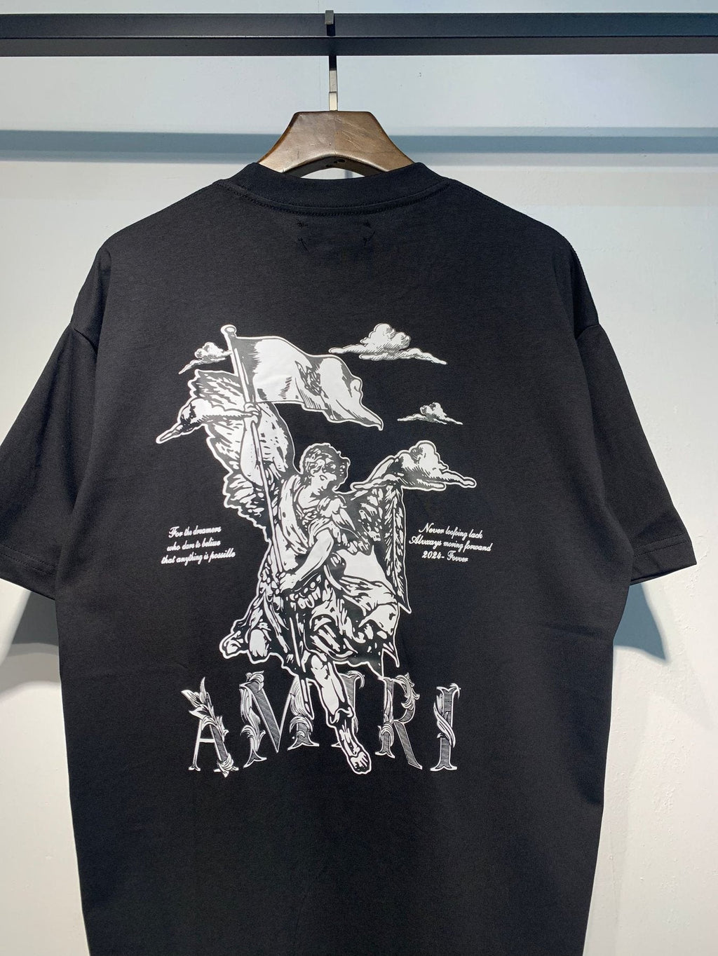 AMIRI Angel Flag Graphic T-Shirt — front