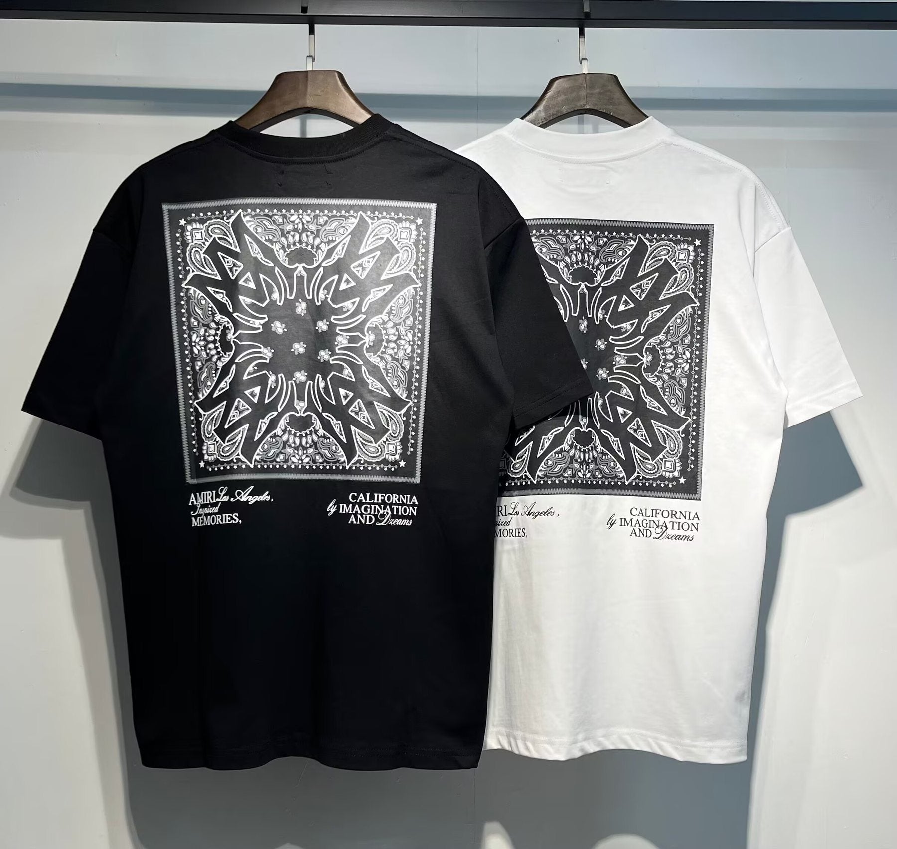 AMIRI Bandana Graphic Short-Sleeve T-Shirt — comparison