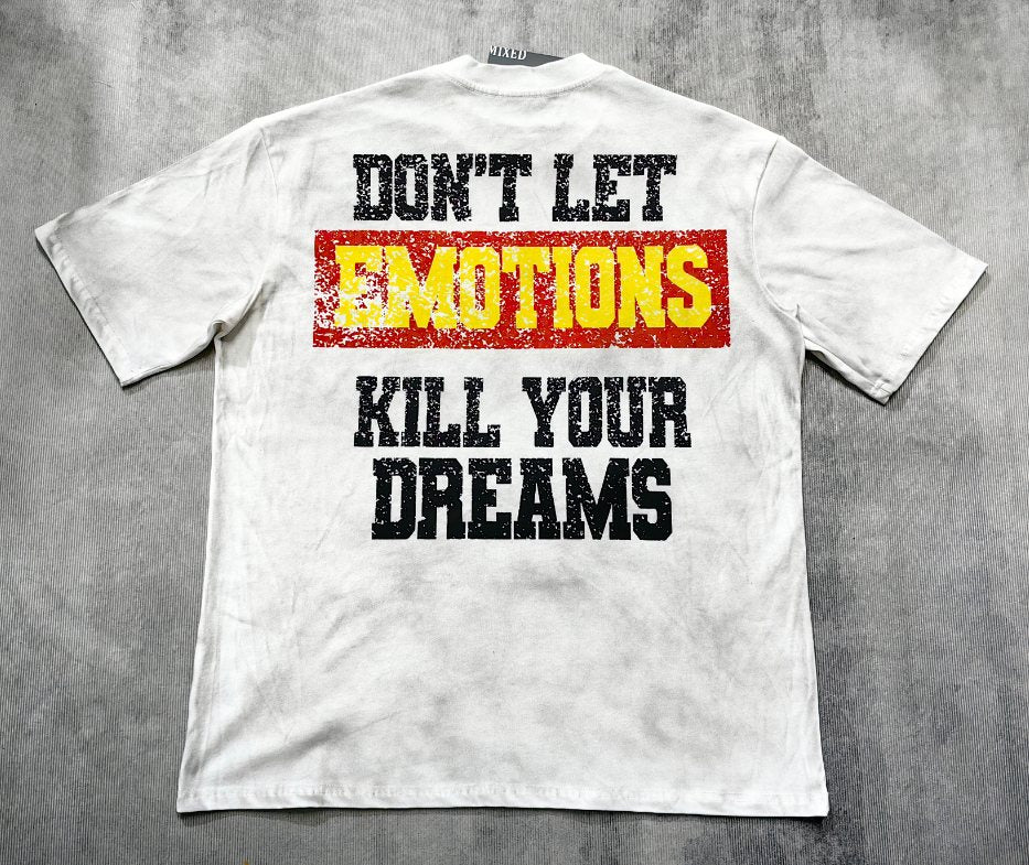 MIXED EMOTION Angel Graphic Short-Sleeve T-Shirt — back