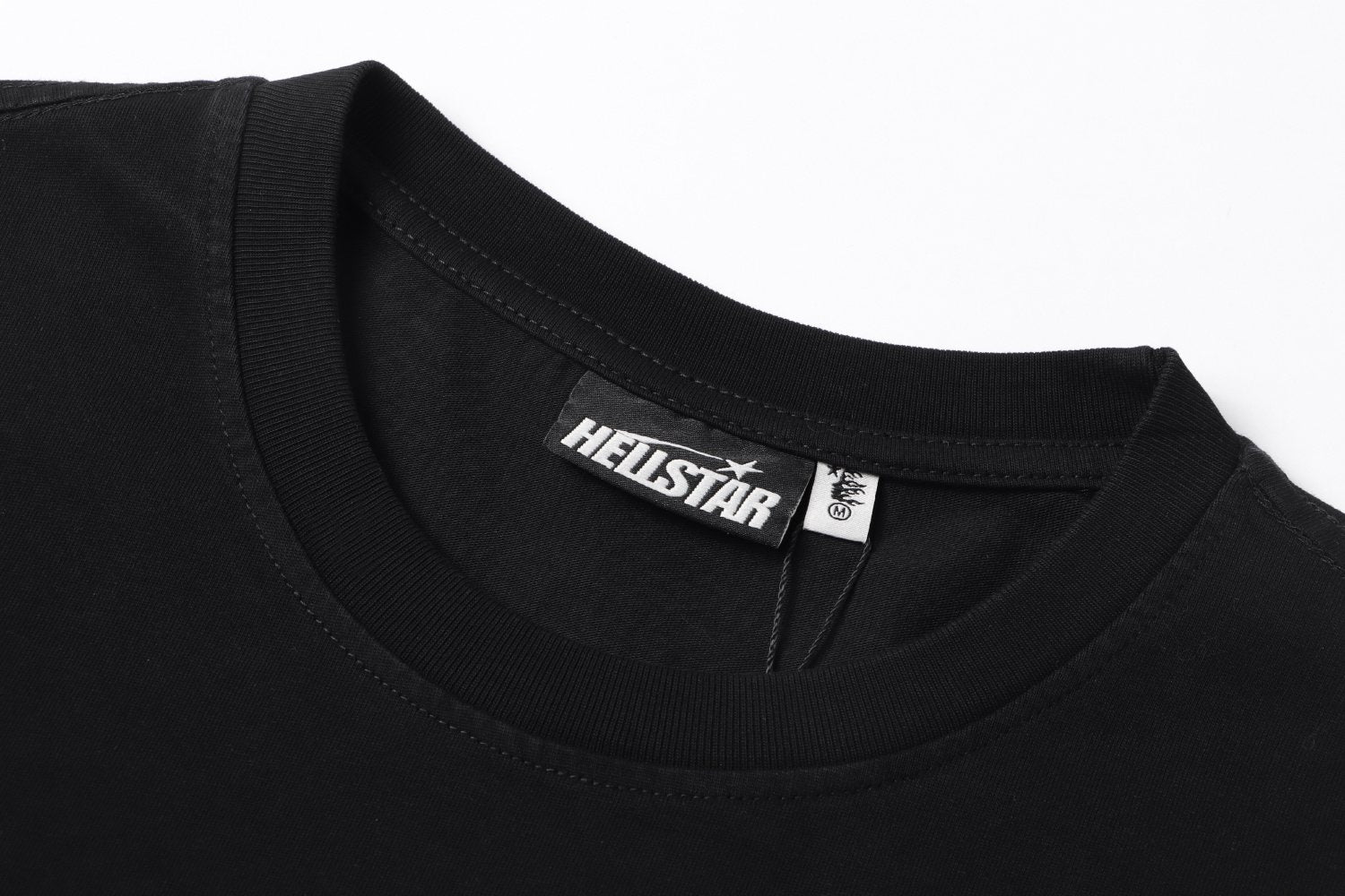 Hellstar Flame Star Graphic T-Shirt — neck_label