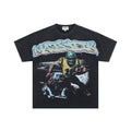 MAJESTIK Bulldog Football Graphic Cropped T-Shirt — hero