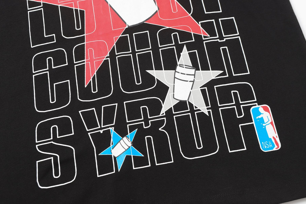 THAT'S A AWFUL LOT OF COUGH SYRUP Graphic Short-Sleeve T-Shirt — detail