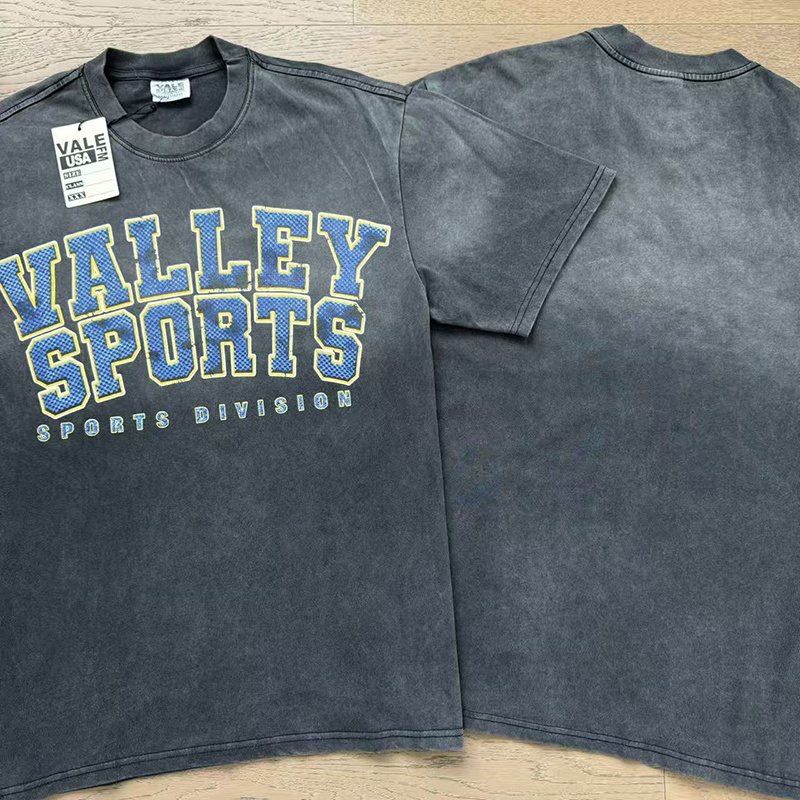 VALE USA Sports Division Graphic T-Shirt - Charcoal — context