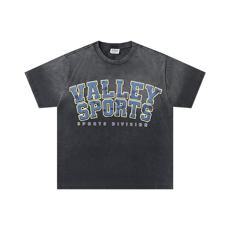 VALE USA Sports Division Graphic T-Shirt - Charcoal — hero