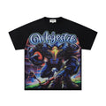MAJESTIK Distressed Rhinestone Graphic T-Shirt — hero