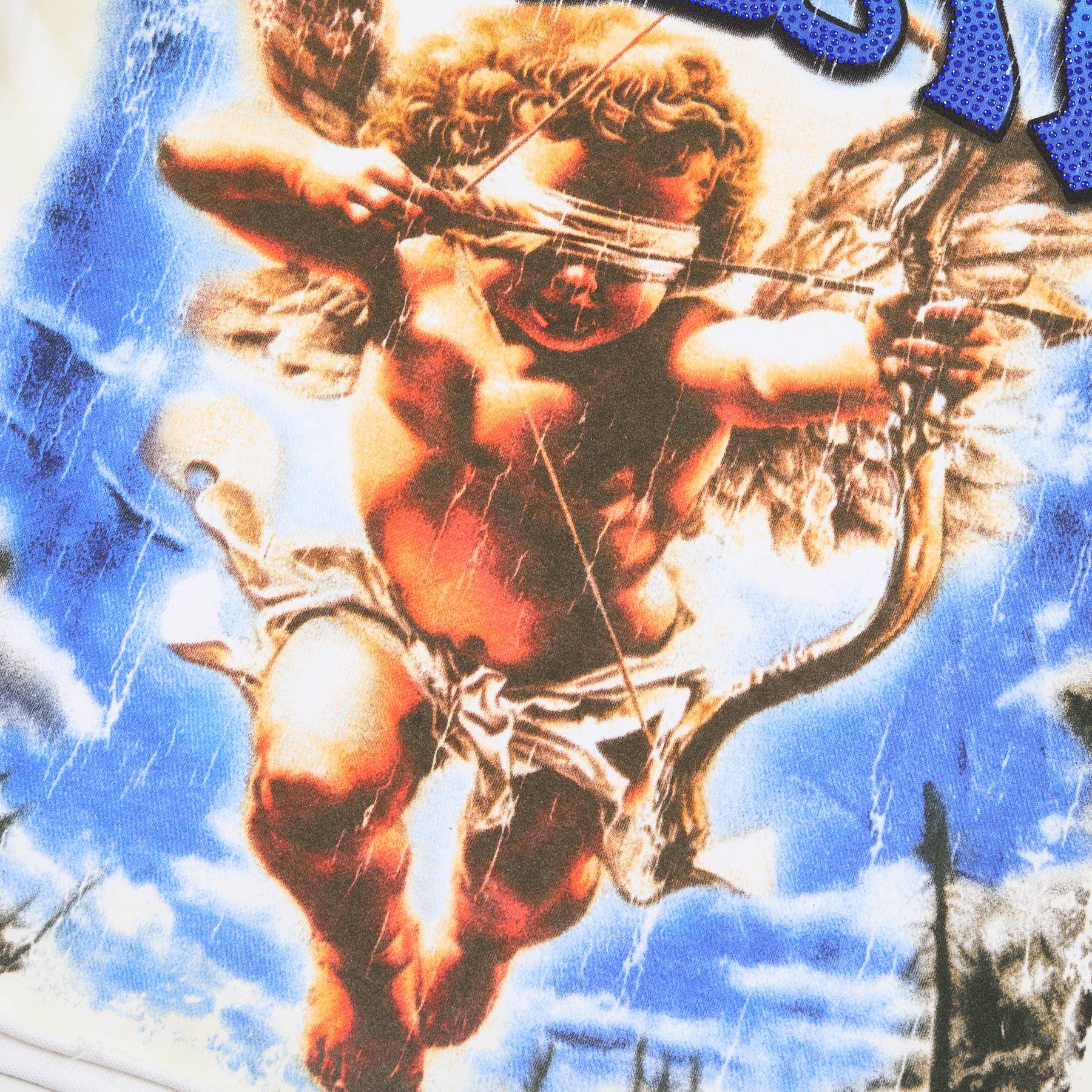 MAJESTIK Baby Angel Cherub Graphic T-Shirt — detail