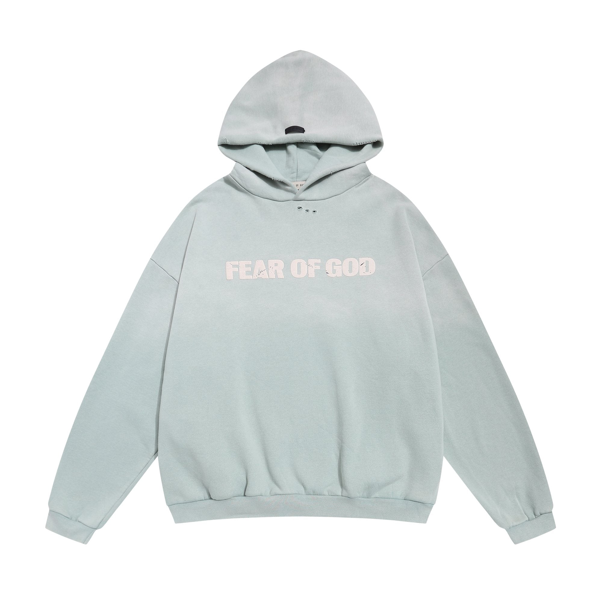 Fear of God Heaven Is Crying for Justice Graphic Hoodie — hero