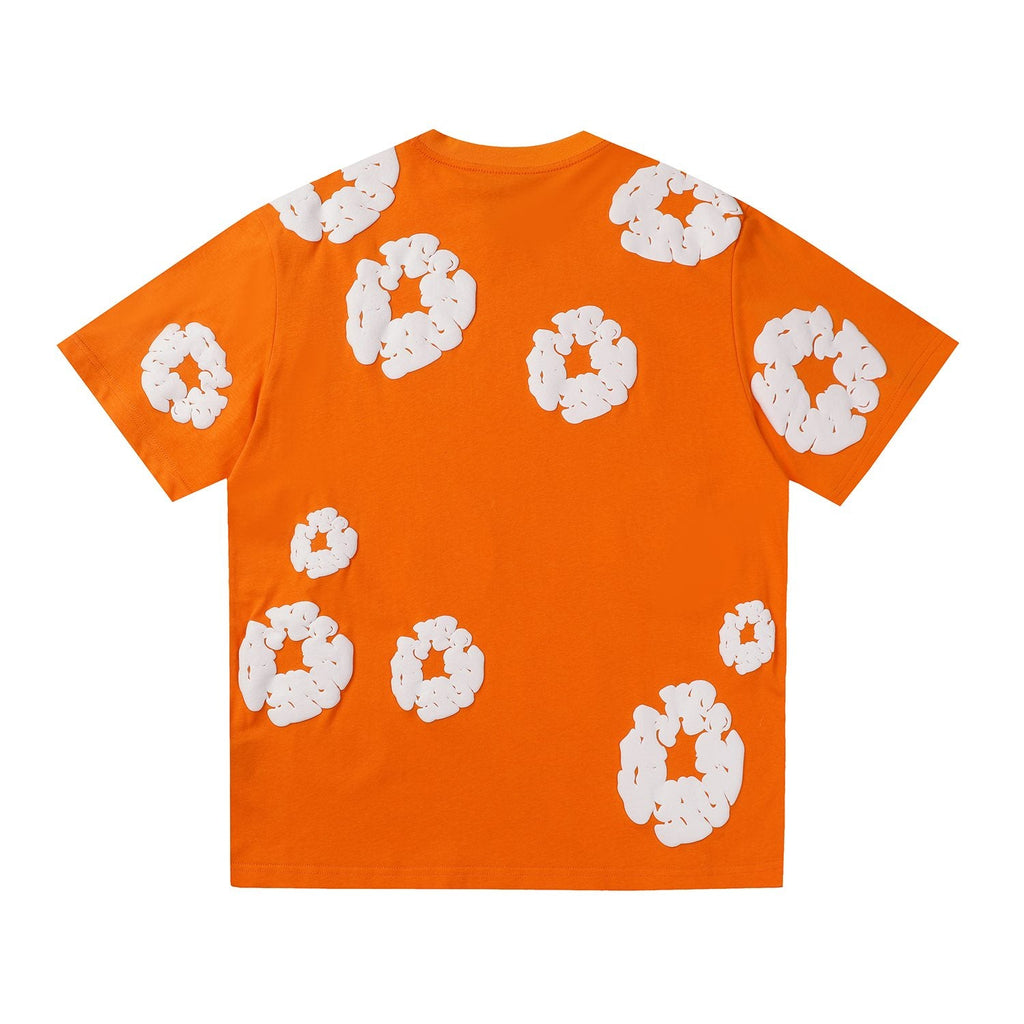 DENIM TEARS All-Over White Flower Print T-Shirt — back