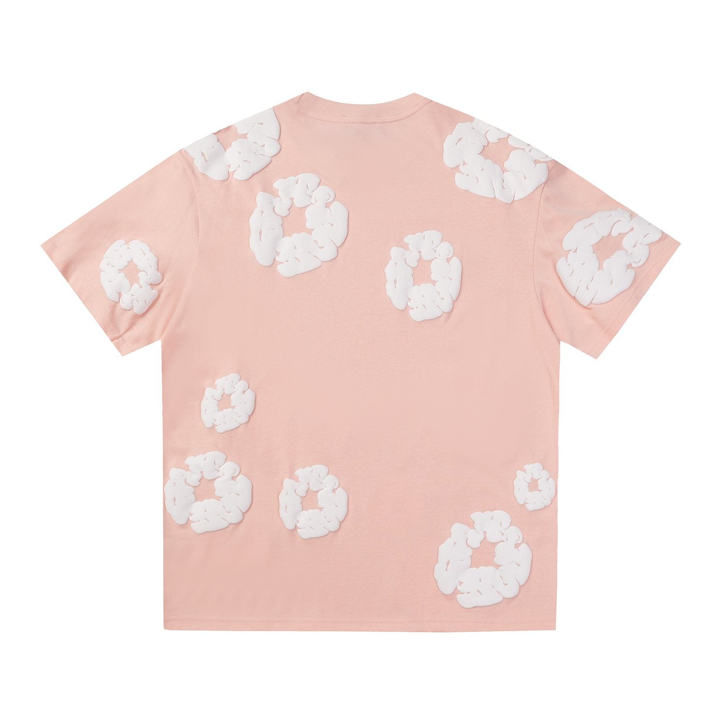 DENIM TEARS All-Over White Flower Print T-Shirt — back