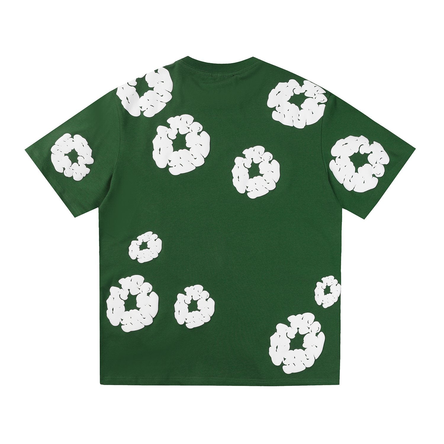 DENIM TEARS All-Over White Flower Print T-Shirt — back
