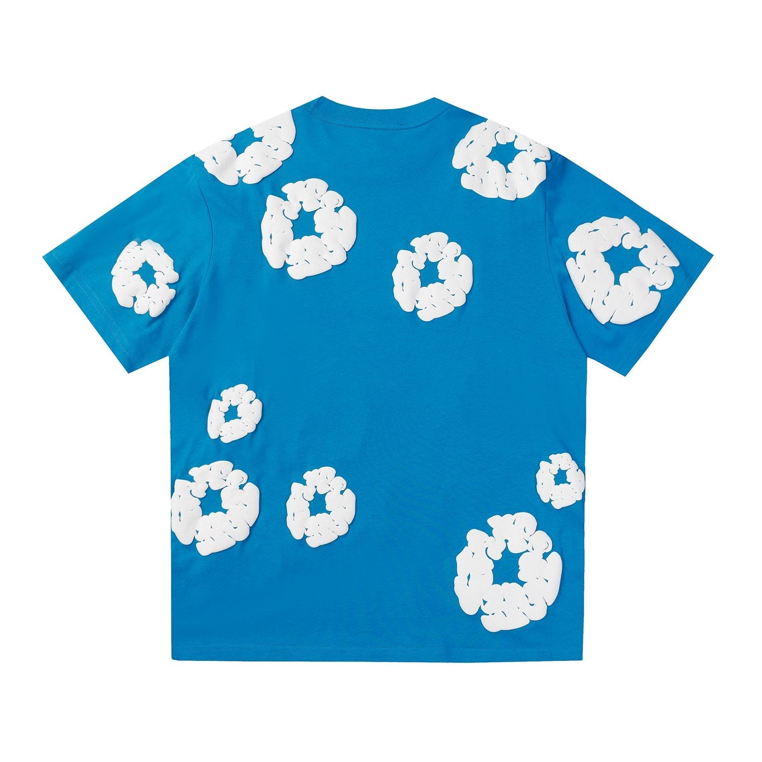 DENIM TEARS All-Over White Flower Print T-Shirt — back