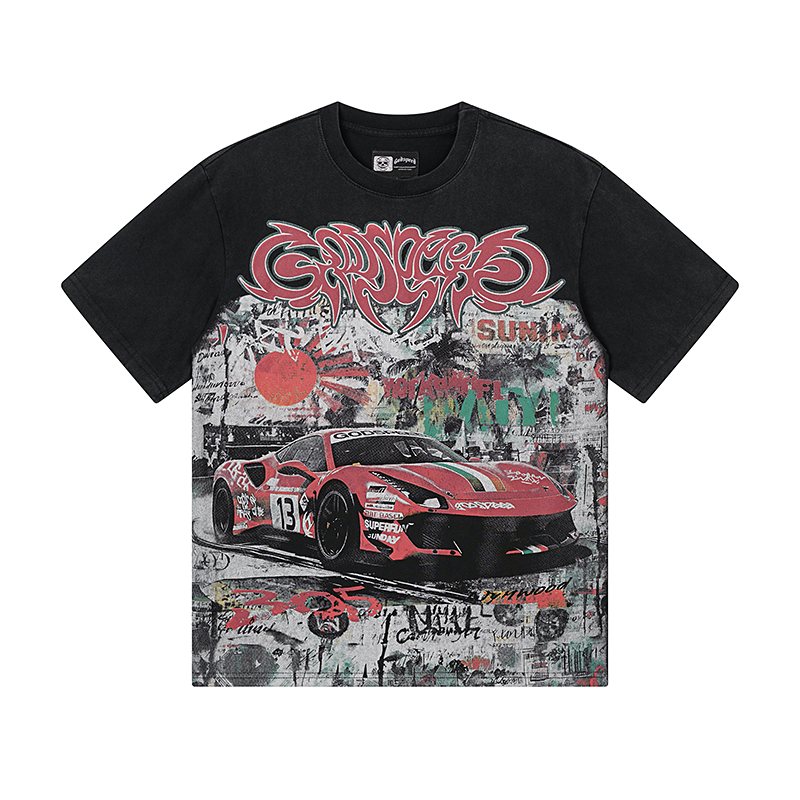 Godspeed Super Race Car Graphic T-Shirt — hero