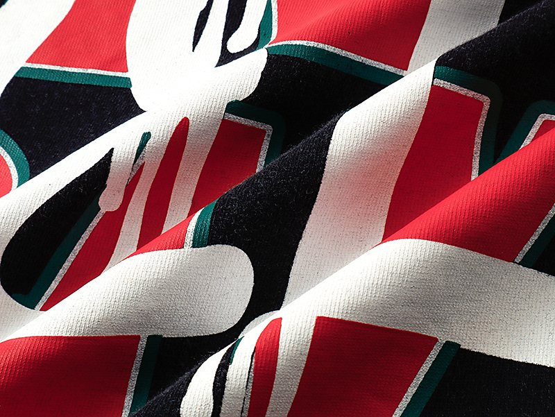 Godspeed Super Race Car Graphic T-Shirt — fabric_closeup