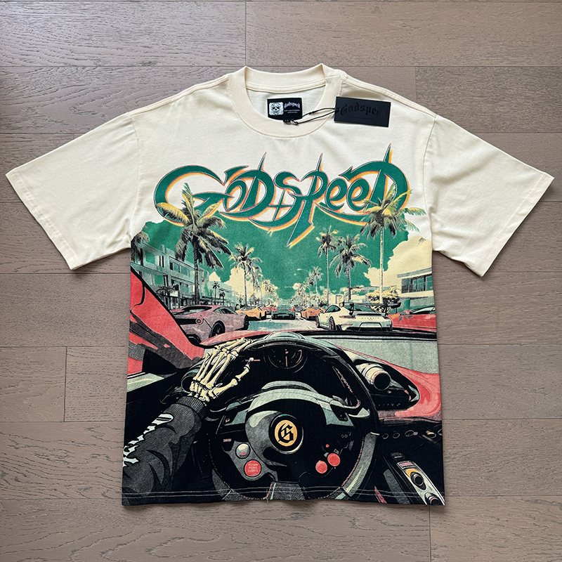 Godspeed Super Run Miami FL Graphic T-Shirt — front